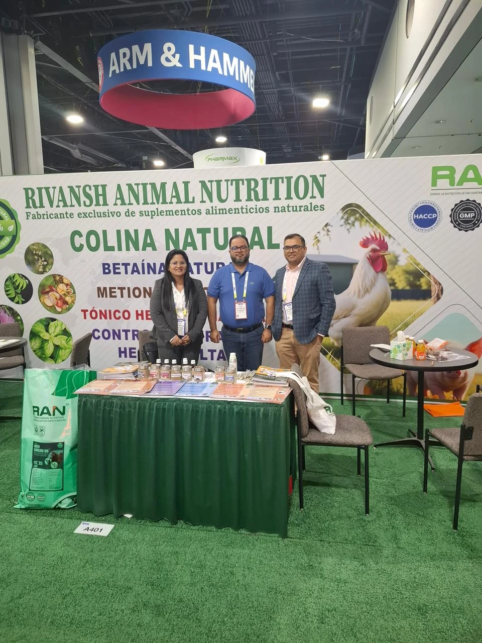 Rivansh Animal Nutrition booth at IPPE Atlanta
